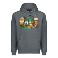 Rock fishing coffee cups Premium Hoodie - Zillion Design Studio