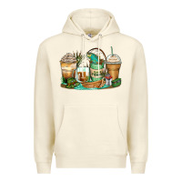 Sandshell fishing coffee cups Premium Hoodie - Zillion Design Studio