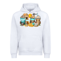 White chicken coffee cups Urban Hoodie - Zillion Design Studio