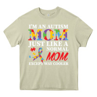 Mossy LIL Autism Mom Heavy Core Tee - CowhideDigitalArt