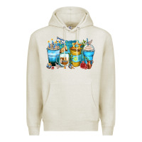 Oatmeal Heather hanukkah coffee cups Premium Hoodie - Zillion Design Studio