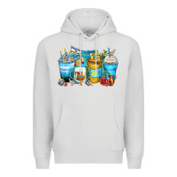 Dove Grey hanukkah coffee cups Premium Hoodie - Zillion Design Studio