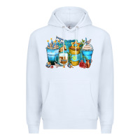 White hanukkah coffee cups Premium Hoodie - Zillion Design Studio