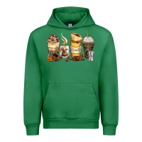Emerald coffee cups Urban Hoodie - Zillion Design Studio