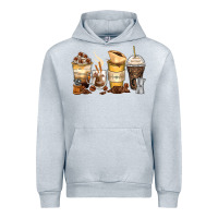 Heather Grey coffee cups Urban Hoodie - Zillion Design Studio