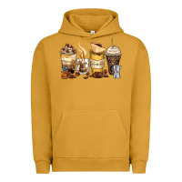Pigment Peanut Butter coffee cups Urban Hoodie - Zillion Design Studio