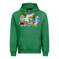 Emerald cruise life coffee cups Urban Hoodie - Zillion Design Studio