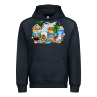 Navy cruise life coffee cups Urban Hoodie - Zillion Design Studio