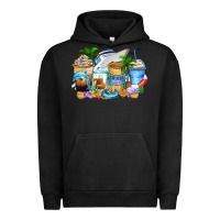 Pigment Black cruise life coffee cups Urban Hoodie - Zillion Design Studio