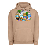 Pigment Burro cruise life coffee cups Urban Hoodie - Zillion Design Studio