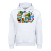 White cruise life coffee cups Urban Hoodie - Zillion Design Studio
