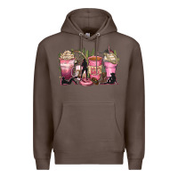 Coffee let's go girls coffee cups Premium Hoodie - Zillion Design Studio