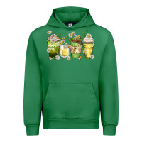 Emerald daisy coffee cups Urban Hoodie - Zillion Design Studio