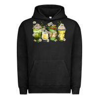 Pigment Black daisy coffee cups Urban Hoodie - Zillion Design Studio