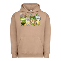 Pigment Burro daisy coffee cups Urban Hoodie - Zillion Design Studio