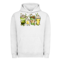 Pigment Lunar Rock daisy coffee cups Urban Hoodie - Zillion Design Studio