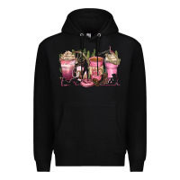 Black let's go girls coffee cups Premium Hoodie - Zillion Design Studio