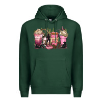 Sports Green let's go girls coffee cups Premium Hoodie - Zillion Design Studio