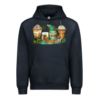 Navy fishing coffee cups Urban Hoodie - Zillion Design Studio