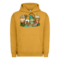 Pigment Peanut Butter fishing coffee cups Urban Hoodie - Zillion Design Studio
