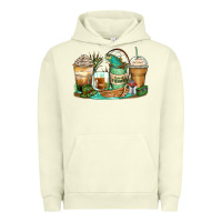 Pigment Pistachio fishing coffee cups Urban Hoodie - Zillion Design Studio