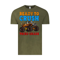 Vintage Olive ready to crush third grade Vintage Tee - Artiststas