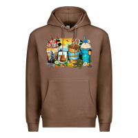 Chestnut louisiana coffee cups Premium Hoodie - Zillion Design Studio