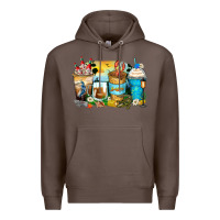 Coffee louisiana coffee cups Premium Hoodie - Zillion Design Studio