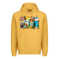 Mustard louisiana coffee cups Premium Hoodie - Zillion Design Studio