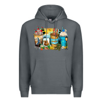 Rock louisiana coffee cups Premium Hoodie - Zillion Design Studio