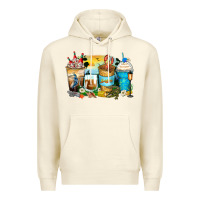 Sandshell louisiana coffee cups Premium Hoodie - Zillion Design Studio