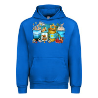 Cobalt hanukkah coffee cups Urban Hoodie - Zillion Design Studio