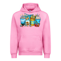 Fuchsia Pink hanukkah coffee cups Urban Hoodie - Zillion Design Studio