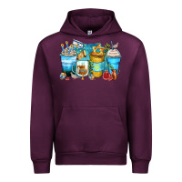 Mauve Wine hanukkah coffee cups Urban Hoodie - Zillion Design Studio