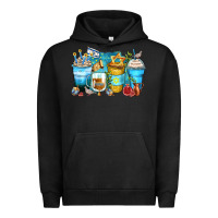 Pigment Black hanukkah coffee cups Urban Hoodie - Zillion Design Studio