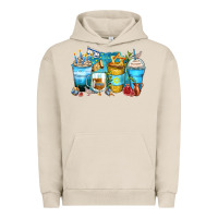 Pigment French Oak hanukkah coffee cups Urban Hoodie - Zillion Design Studio