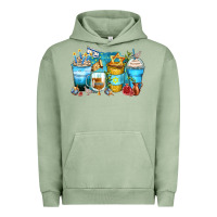 Pigment Oil Green hanukkah coffee cups Urban Hoodie - Zillion Design Studio