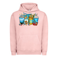 Pigment Salmon hanukkah coffee cups Urban Hoodie - Zillion Design Studio