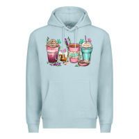 Blue Mist mom coffee cups Premium Hoodie - Zillion Design Studio