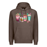 Coffee mom coffee cups Premium Hoodie - Zillion Design Studio