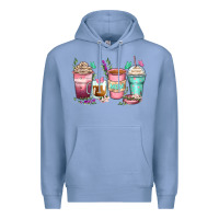 Colony Blue mom coffee cups Premium Hoodie - Zillion Design Studio