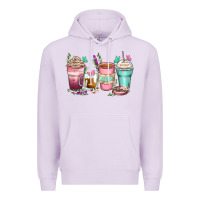 Lilac mom coffee cups Premium Hoodie - Zillion Design Studio