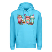 Ocean Blue mom coffee cups Premium Hoodie - Zillion Design Studio