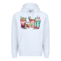 White mom coffee cups Premium Hoodie - Zillion Design Studio