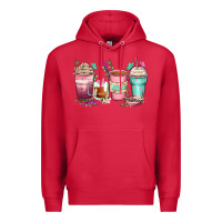 Cardinal mom coffee cups Premium Hoodie - Zillion Design Studio