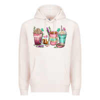 Pale Pink mom coffee cups Premium Hoodie - Zillion Design Studio