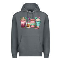 Rock mom coffee cups Premium Hoodie - Zillion Design Studio