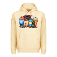 Pina Colada monster truck coffee cups Premium Hoodie - Zillion Design Studio