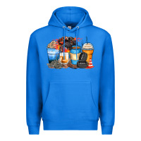 True Royal monster truck coffee cups Premium Hoodie - Zillion Design Studio