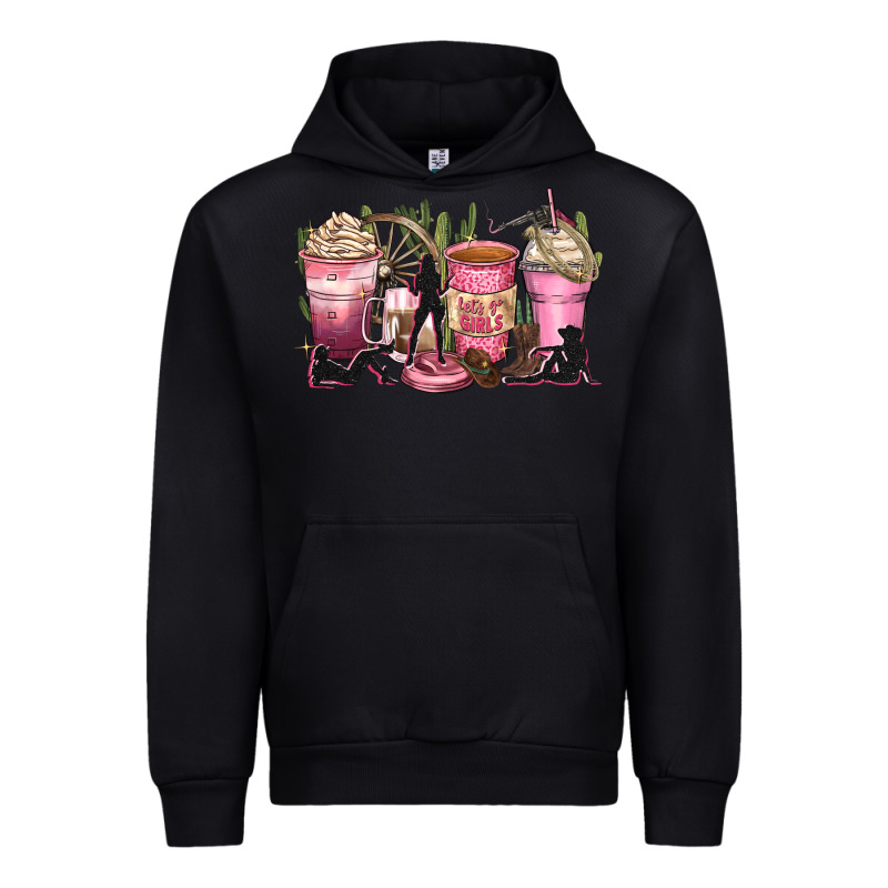 Let's Go Girls Coffee Cups Urban Hoodie by Zillion Design Studio | Teevron